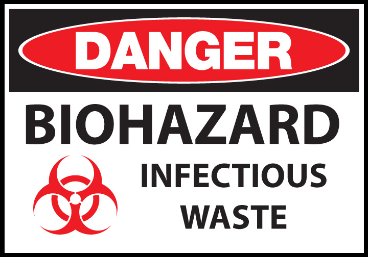 Zing biohazard sign