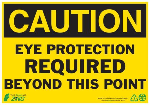 Safety glasses for eye protection